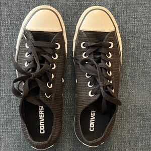 Converse Black and White Low-Top Sneakers